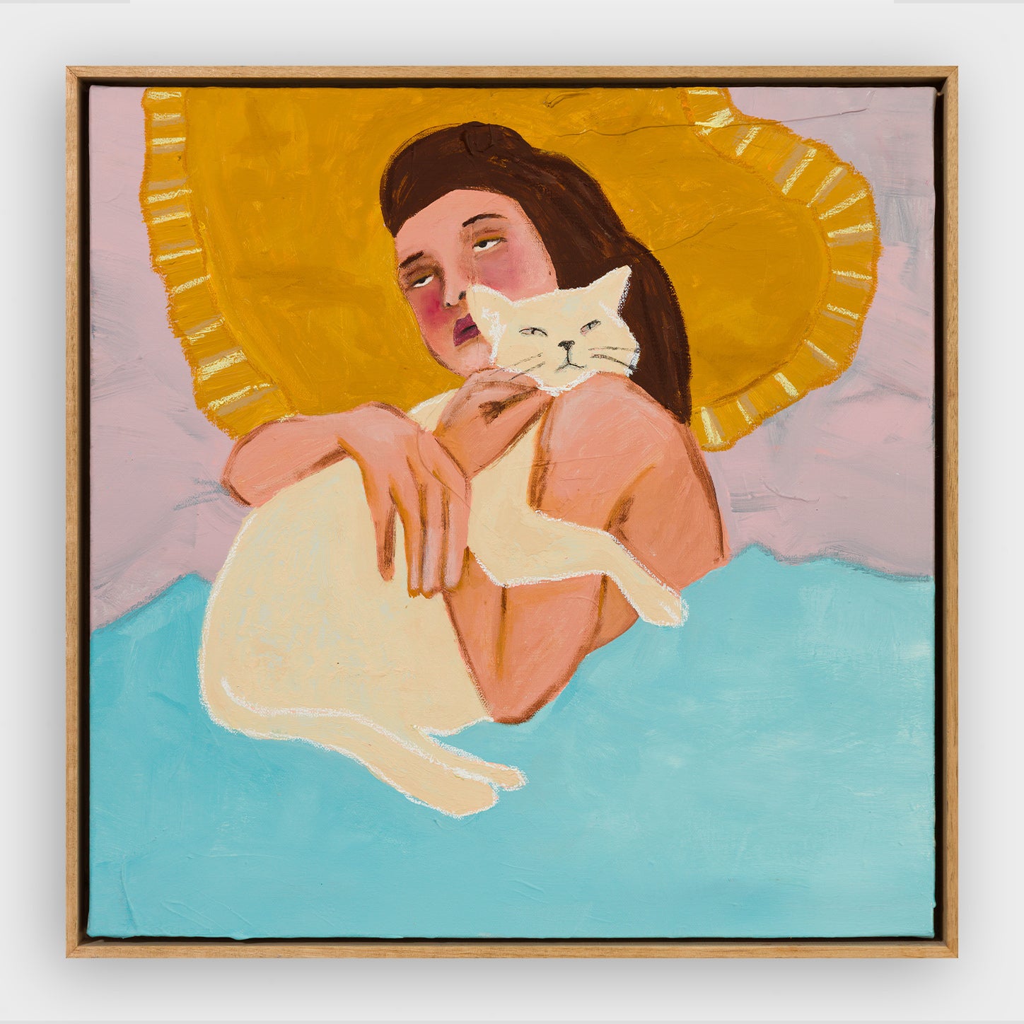 In her arms, the world