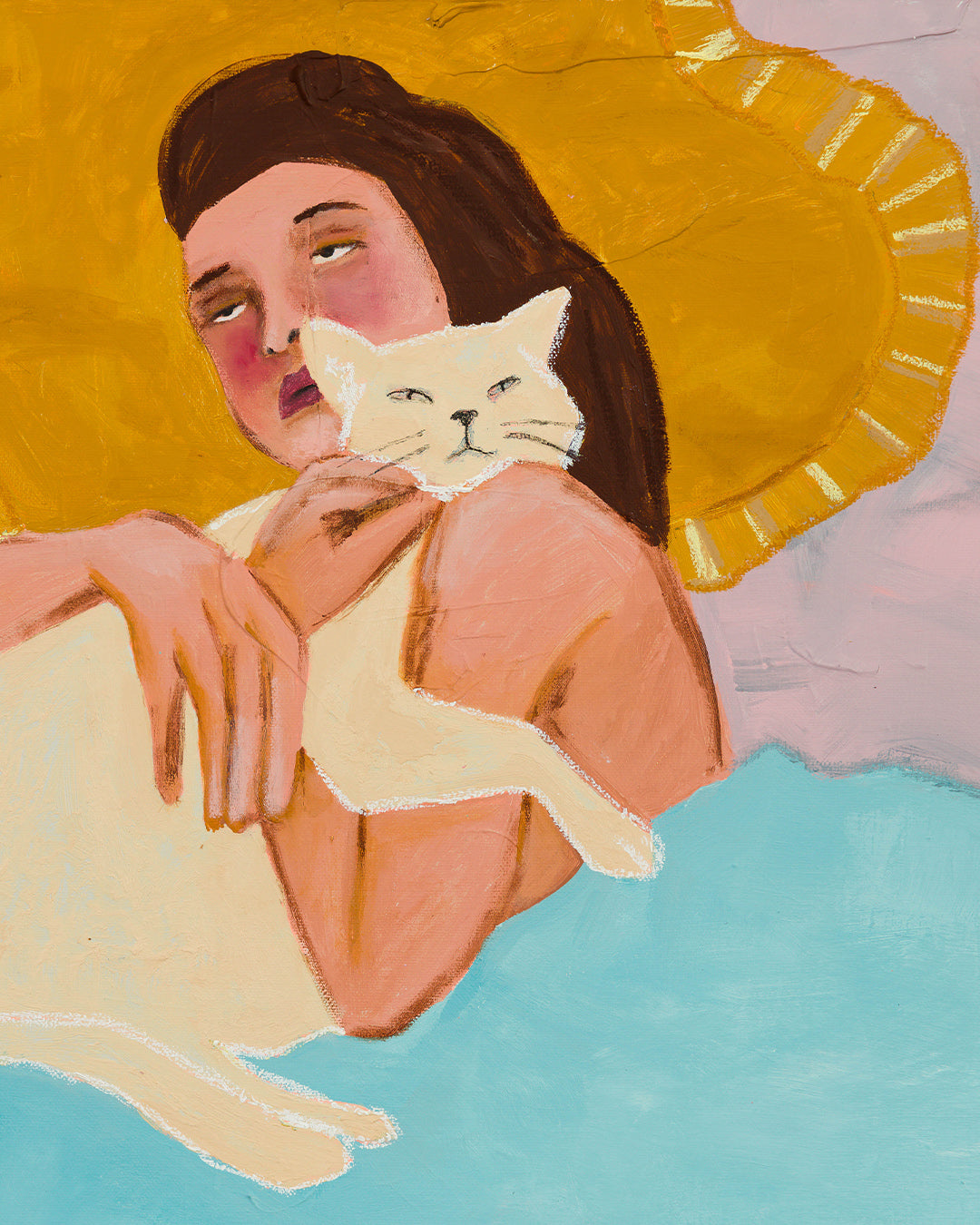 In her arms, the world